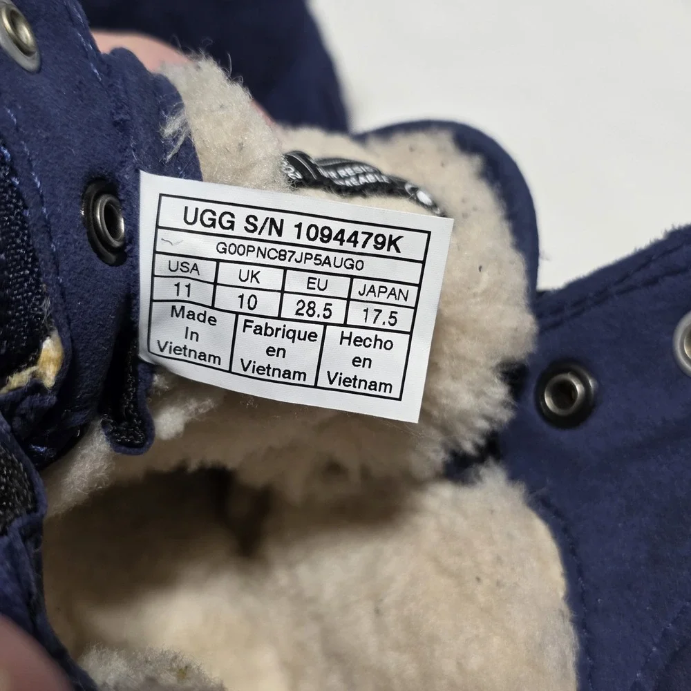 Kids' UGG K Hilmar CWR Navy 1094479K Size 11